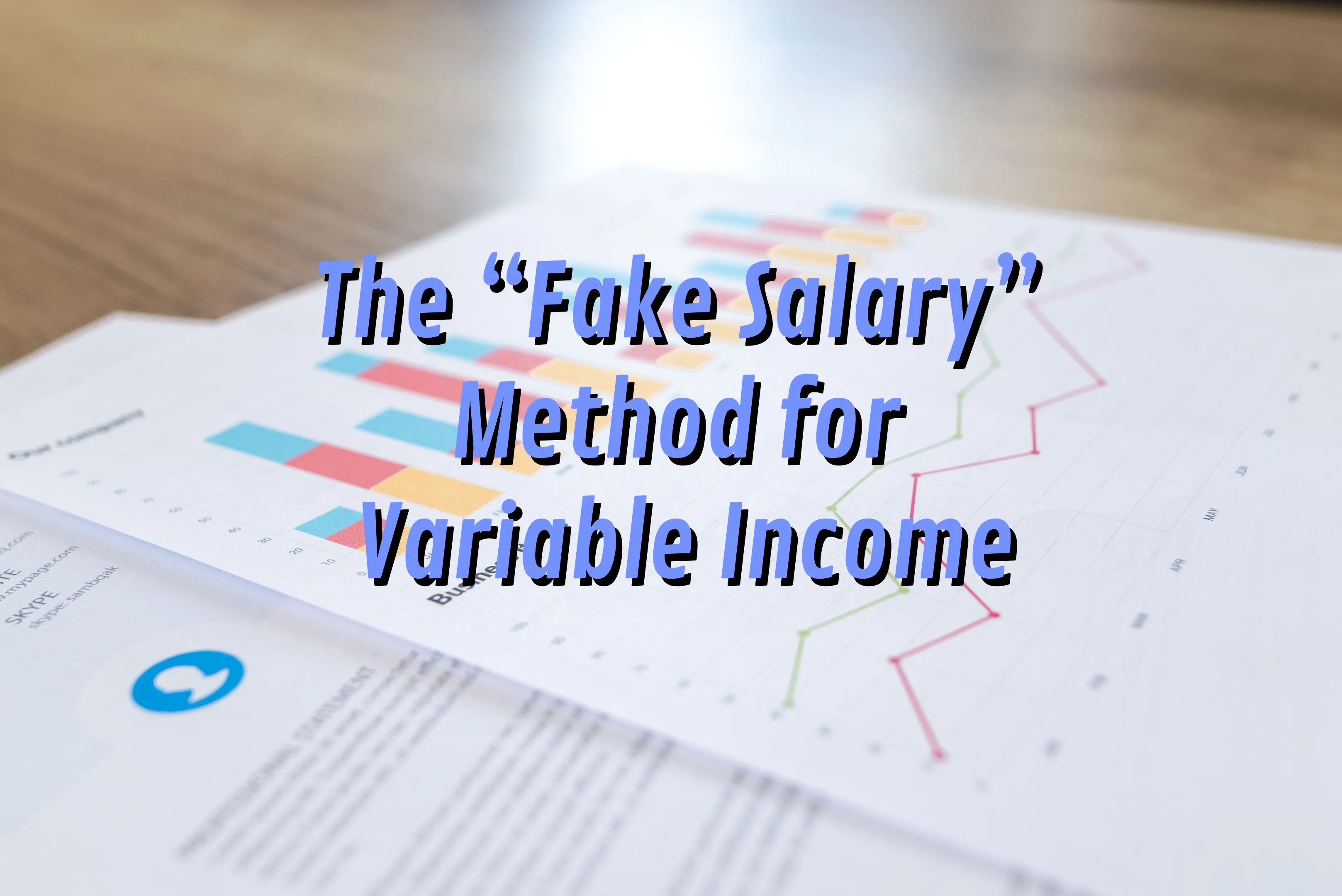 The “Fake Salary” Method for Variable Income